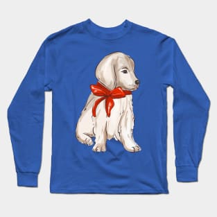 Golden with a bow Long Sleeve T-Shirt